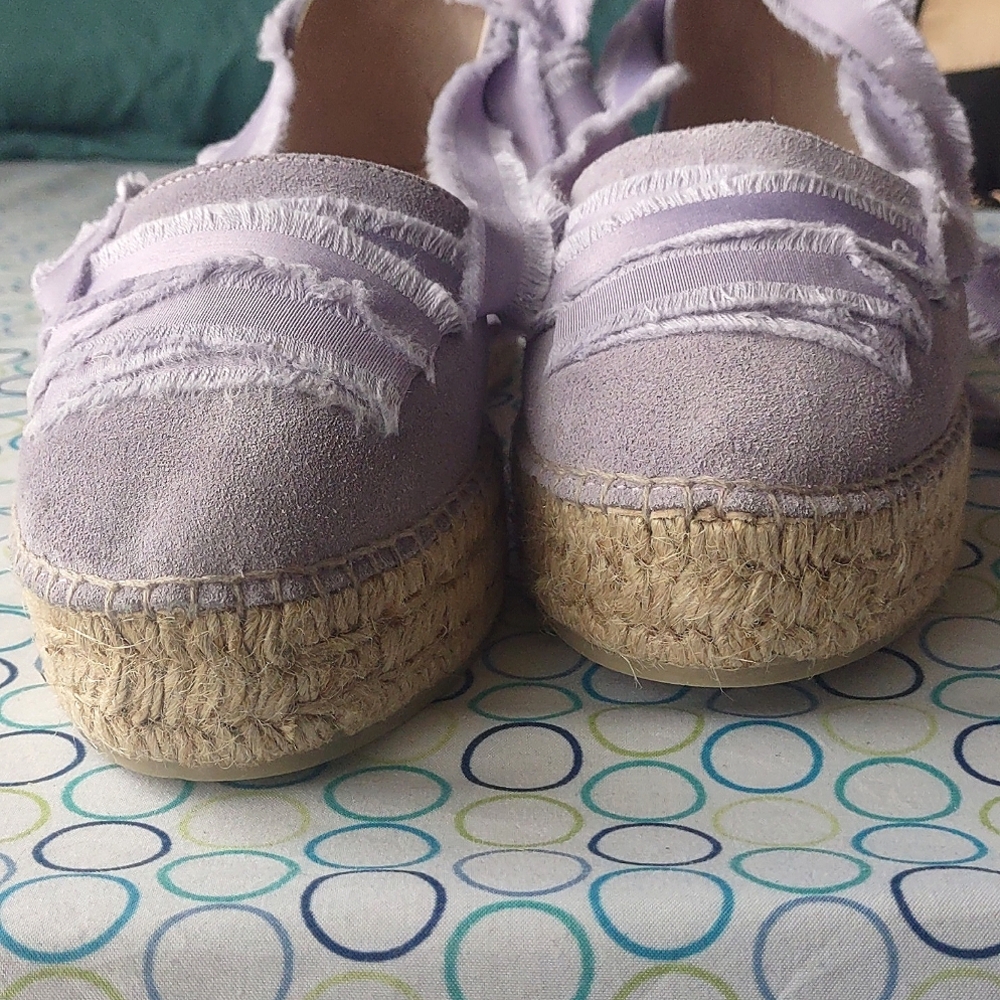 FREE PEOPLE Destino Suede Lace-up Espadrilles - Picture 3 of 12
